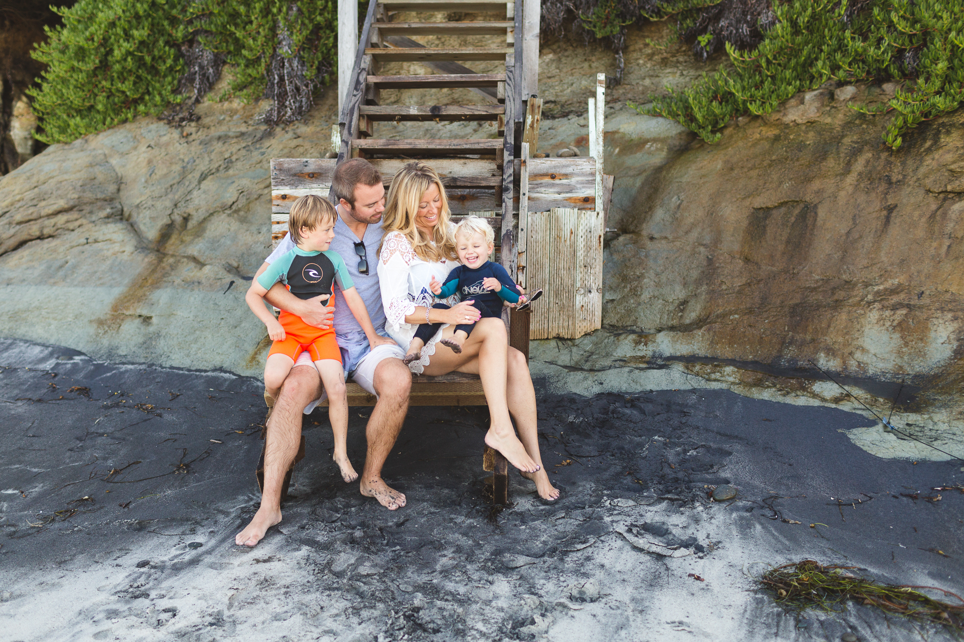 Encinitas Family Photographer | Christine Dammann Photography 2017 | Family at Grandview Beach