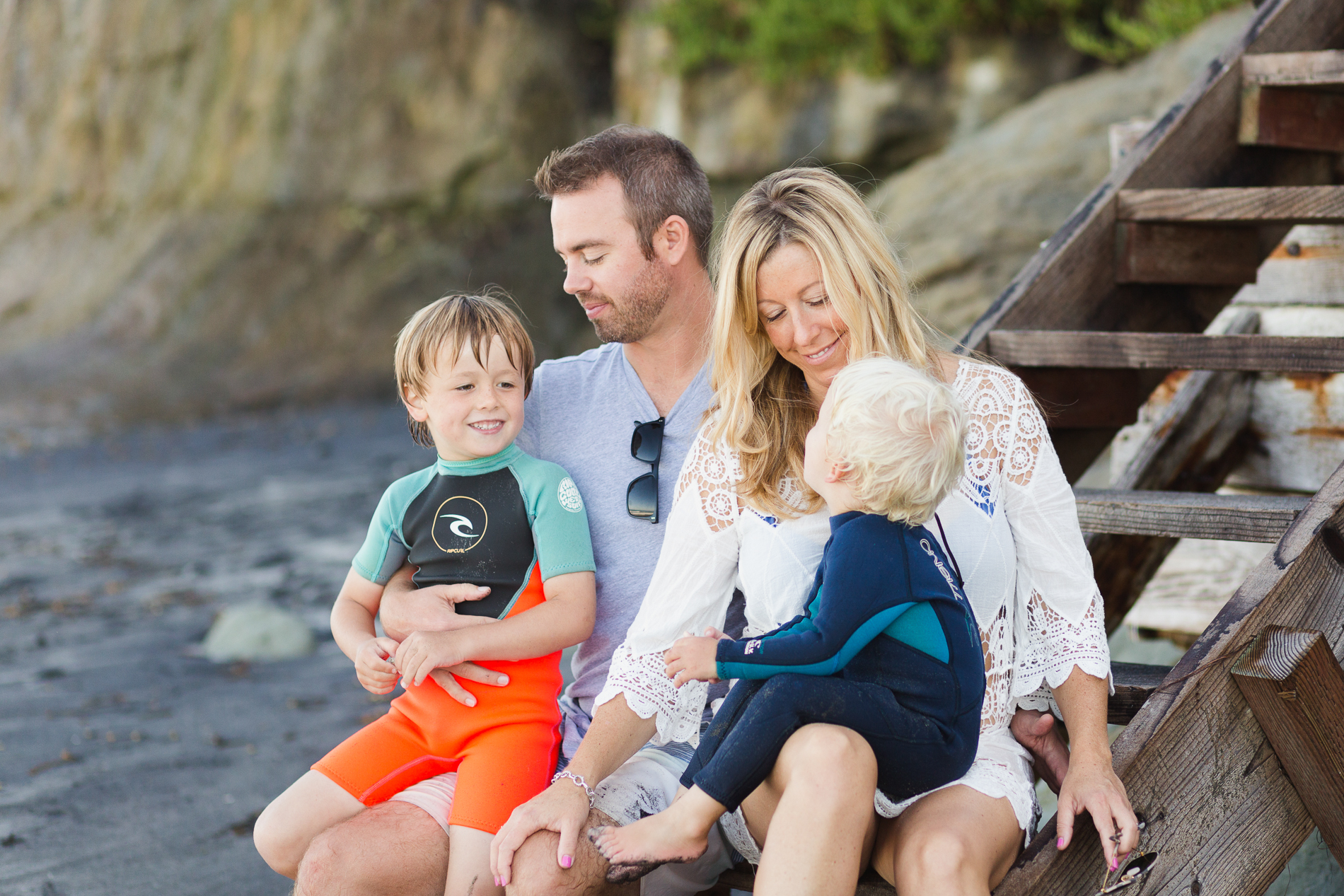 Encinitas Family Photographer | Christine Dammann Photography 2017 | Family at Grandview Beach