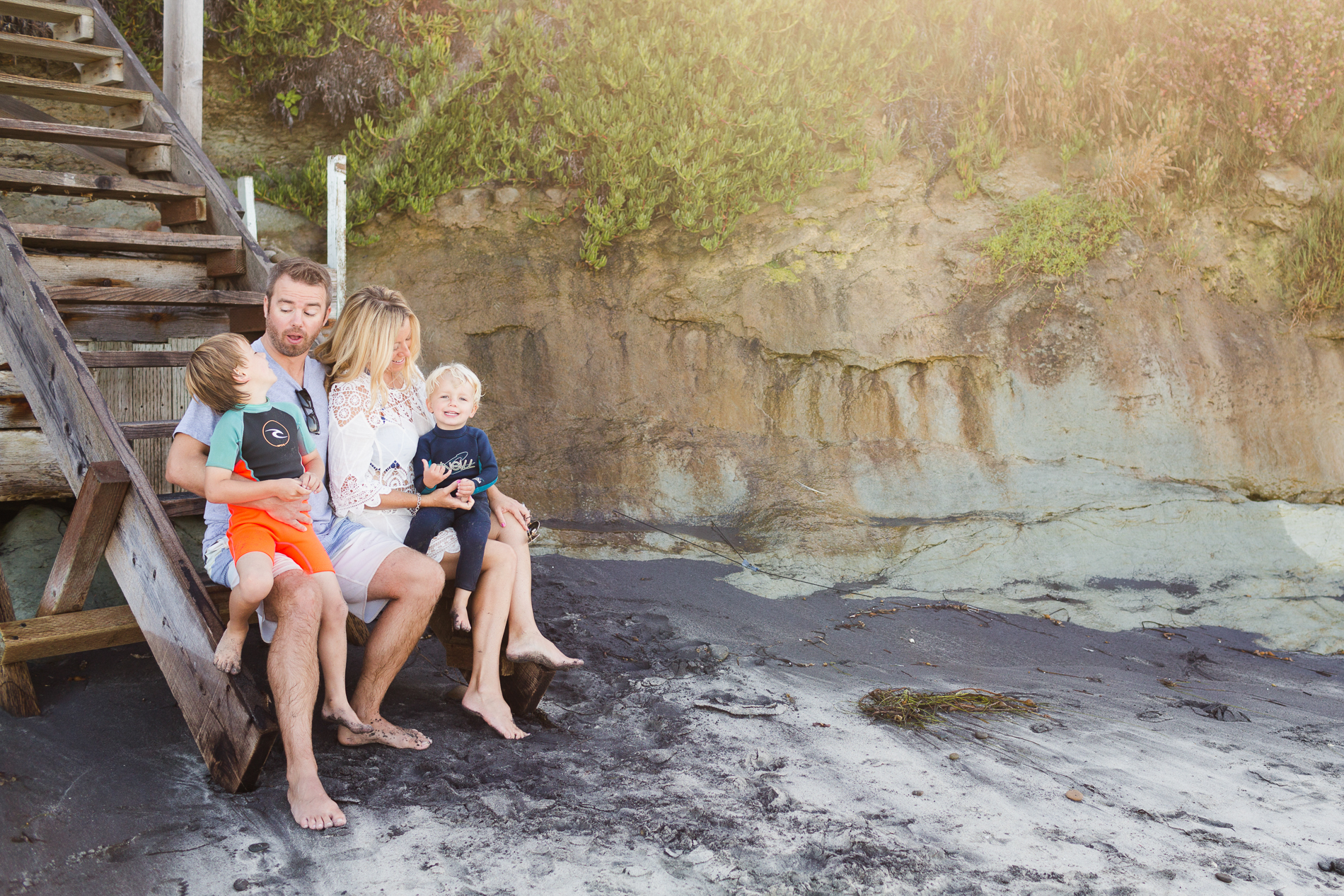 Encinitas Family Photographer | Christine Dammann Photography 2017 | Family at Grandview Beach