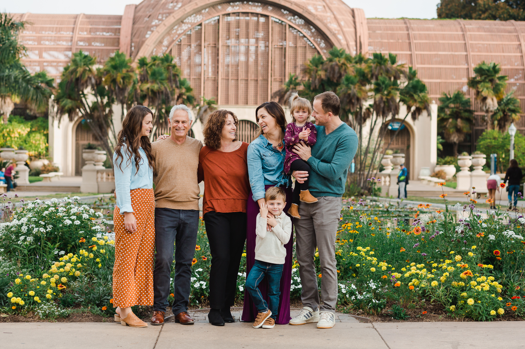 Extended family photography in san diego