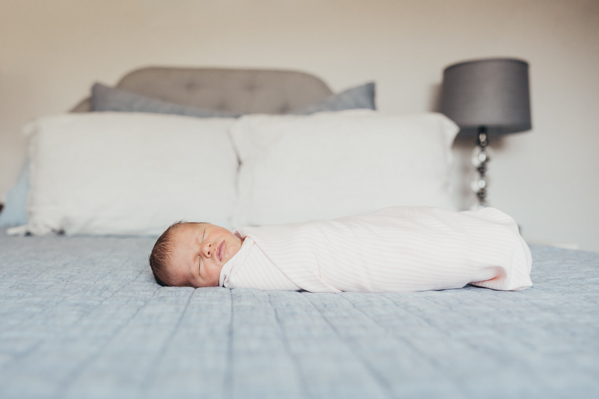 Lifestyle newborn photography in San Diego