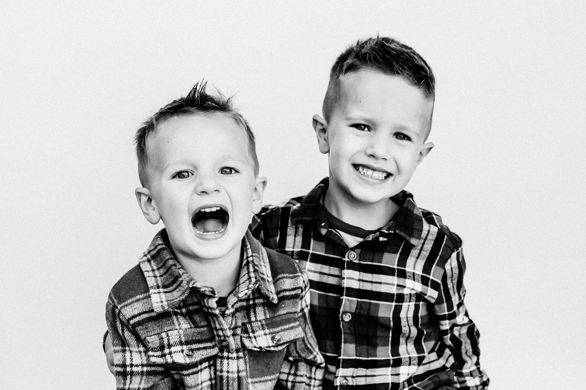 San Diego Kid photographer portrait on white background