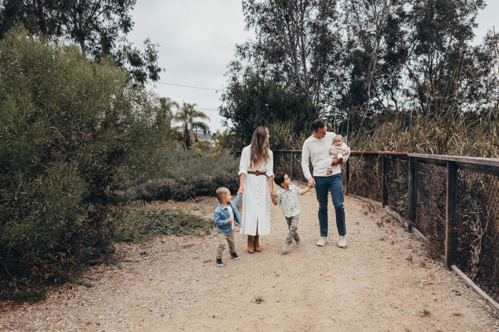 neutral family photos in San Diego wondering what to wear for family photos